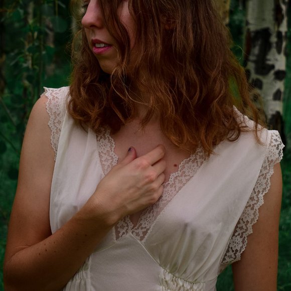 Vintage Floor Length Slip - Picture 9 of 11